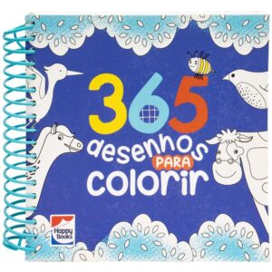 HAPPY BOOKS- 365 DESENHOS PARA COLORIR AZUL