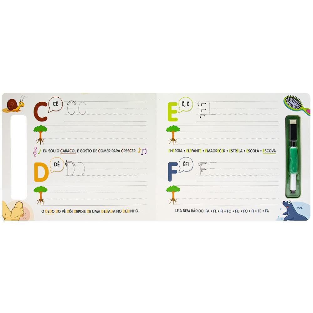 TODOLIVRO - ESCOLINHA - ESCREVA APAGUE - MAIUSCULAS - Imagem 3