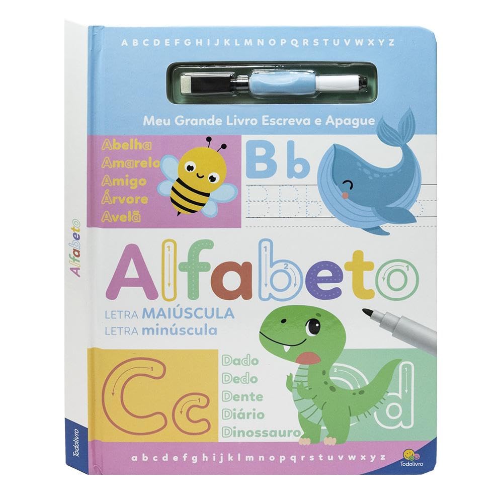 TODOLIVRO - MEU GRANDE LIVRO ESCREVA E APAGUE - ALFABETO