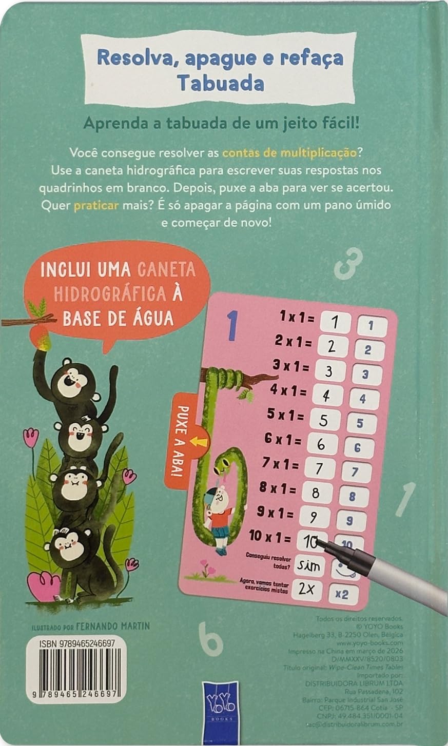 CATAPULTA - RESOLVA, APAGUE E REFACA - TABUADA - Imagem 3