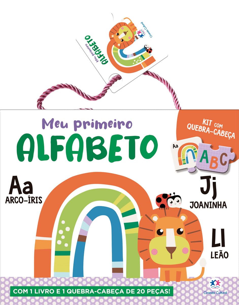 CIRANDA CULTURAL - KIT LIVRO COM QUEBRA-CABEÇA - MEU PRIMEIRO ALFABETO