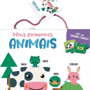 CIRANDA CULTURAL - KIT LIVRO COM QUEBRA-CABEÇA - MEU PRIMEIRO ANIMAIS