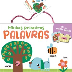 CIRANDA CULTURAL - KIT LIVRO COM QUEBRA-CABEÇA - MINHAS PRIMEIRAS PALAVRAS