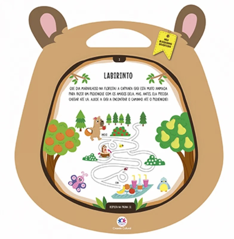 CIRANDA CULTURAL - MEU BLOQUINHO DIVERTIDO - CAPIVARA - Imagem 2