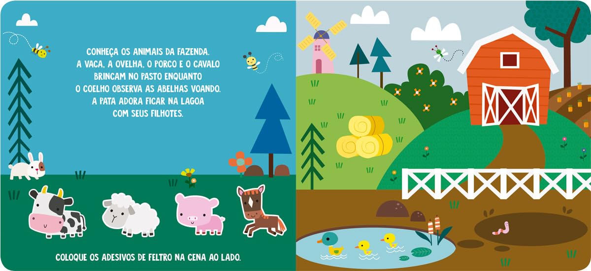 CIRANDA CULTURAL - PARA LER E DESCOBRIR (FELTRO) - ANIMAIS - Imagem 2