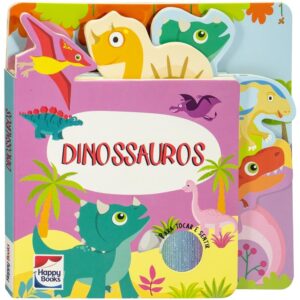 HAPPY BOOKS - ABRA E TOQUE: DINOSSAUROS