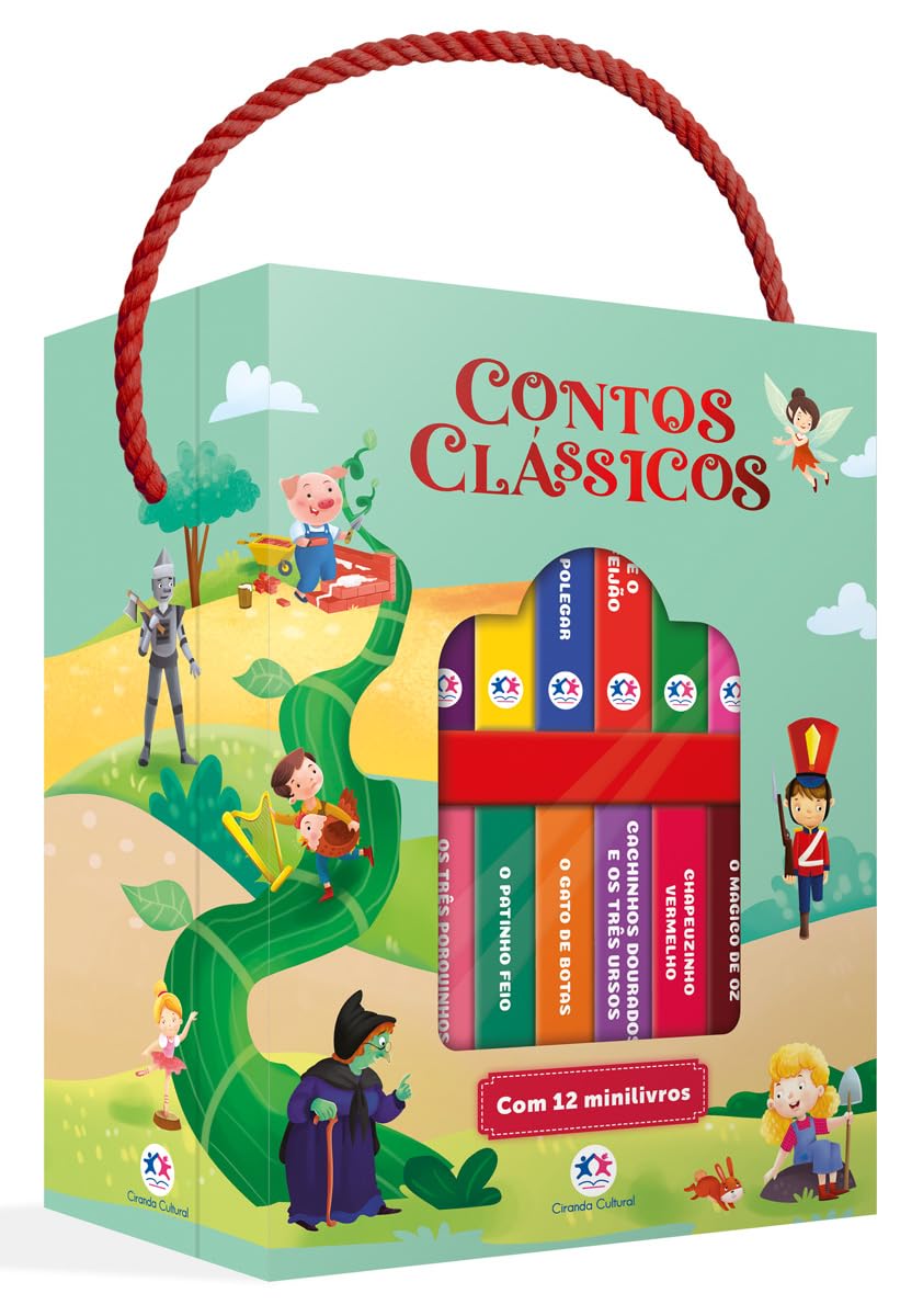 CIRANDA CULTURAL - BOX COM 12 MINILIVROS - CLASSICOS