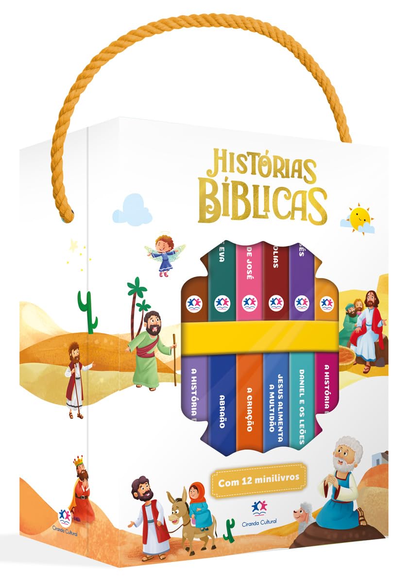 CIRANDA CULTURAL - BOX COM 12 MINILIVROS - HISTORIAS BIBLICAS