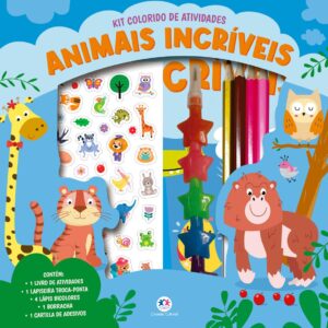 CIRANDA CULTURAL - KIT COLORINDO DE ATIVIDADES - ANIMAIS INCRIVEIS