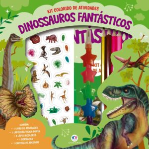CIRANDA CULTURAL - KIT COLORINDO DE ATIVIDADES - DINOSSAUROS FANTASTICOS