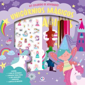 CIRANDA CULTURAL - KIT COLORINDO DE ATIVIDADES - UNICORNIOS MAGICOS