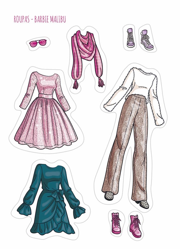 CIRANDA CULTURAL - LIVRO ADESIVOS BARBIE - O GUARDA-ROUPA DA BARBIE - Imagem 2