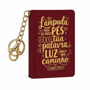 CIRANDA CULTURAL - LIVRO-CHAVEIRO - BIBLIA SAGRADA (VERMELHA)
