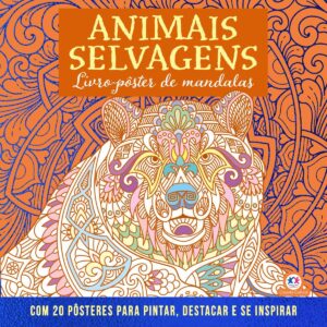 CIRANDA CULTURAL - LIVRO COM 20 PÔSTERES PARA PINTAR - ANIMAIS SELVAGENS