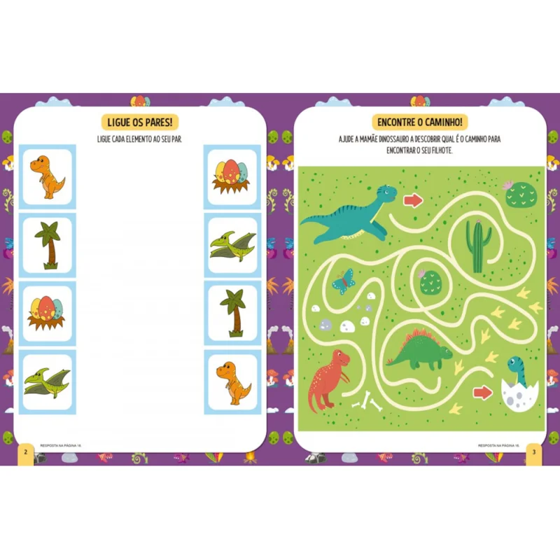 CIRANDA CULTURAL - LIVRO DE ATIVIDADES COM BORRACHAS - DINOSSAUROS - Imagem 2