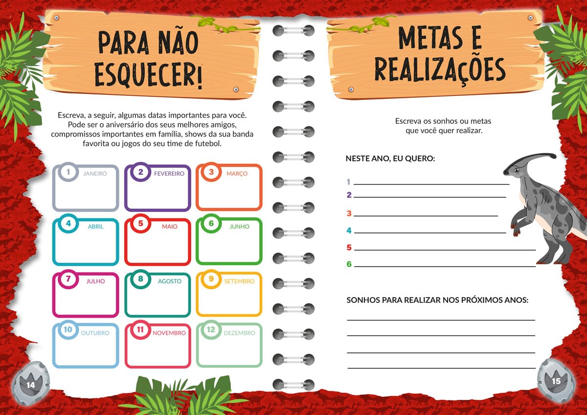 CIRANDA CULTURAL - MEU DIARIO COM PINS - DINOSSAUROS - Imagem 2