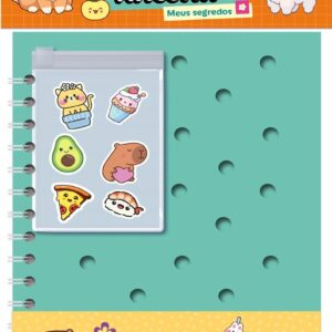CIRANDA CULTURAL - MEU DIARIO COM PINS - KAWAII