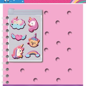 CIRANDA CULTURAL- MEU DIARIO COM PINS - UNICORNIOS