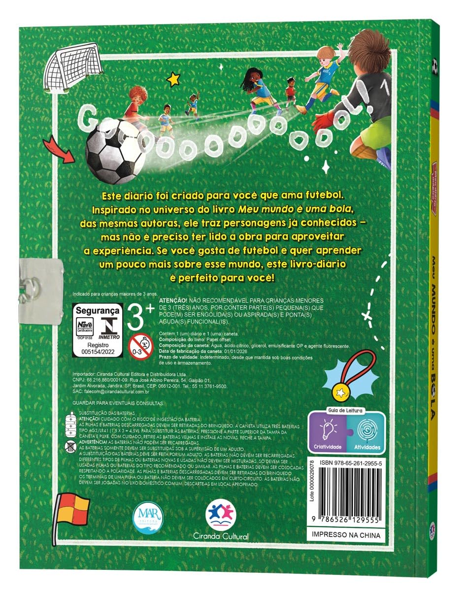 CIRANDA CULTURAL - MEU DIARIO MAGICO - MEU MUNDO E UMA BOLA - Imagem 3