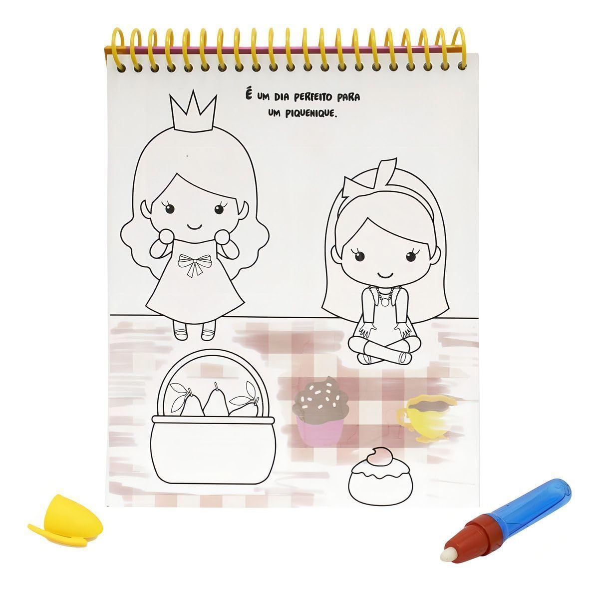 HAPPY BOOKS - PINTURA MAGICA - PRINCESAS - Imagem 3