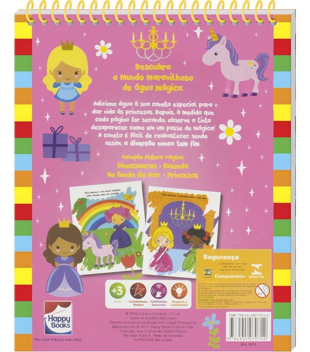 HAPPY BOOKS - PINTURA MAGICA - PRINCESAS - Imagem 5