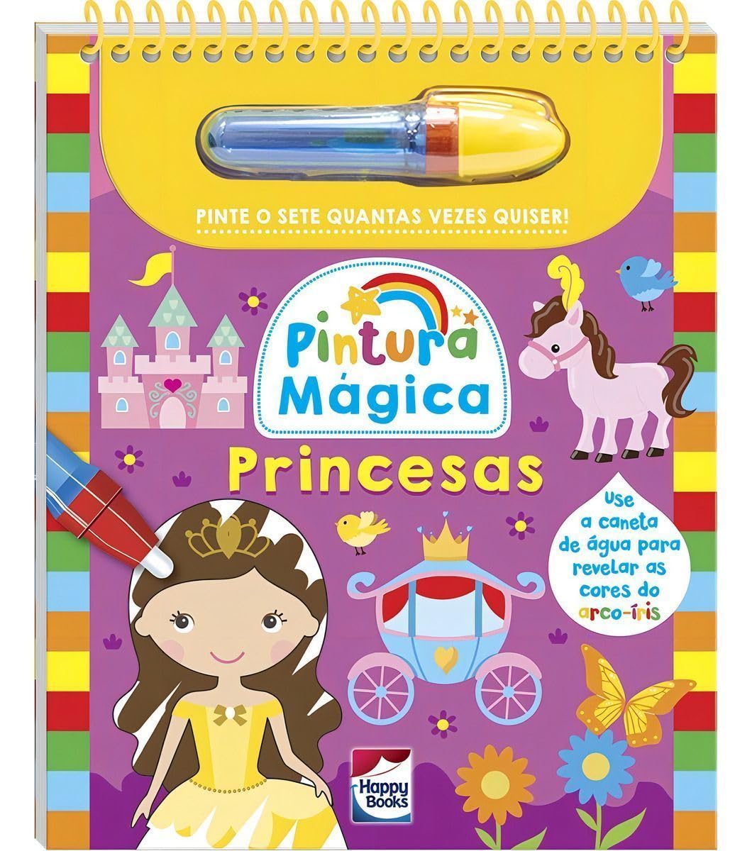HAPPY BOOKS - PINTURA MAGICA - PRINCESAS