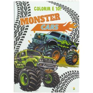 TODOLIVRO - COLORIR E 10! CARROS MONSTRO